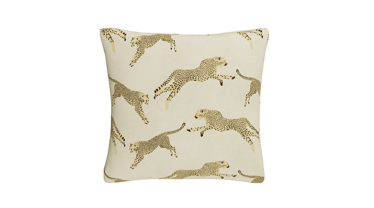 The Inside 20 Throw Pillow In Desert Cheetah
