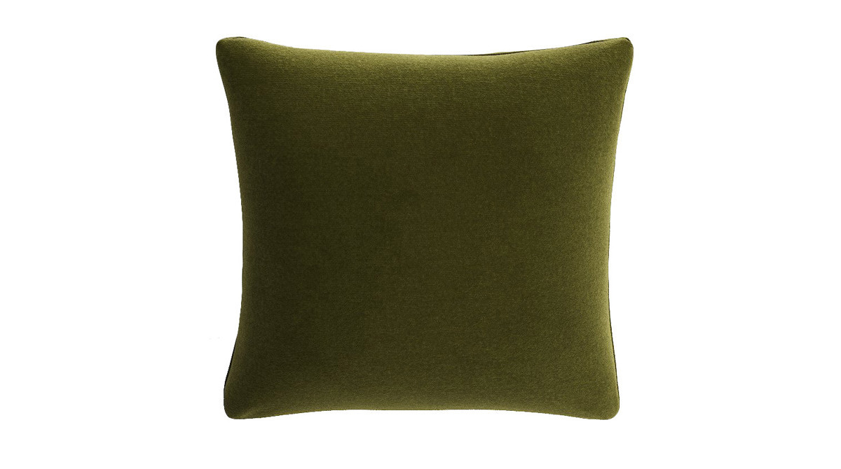 The Inside 20 Throw Pillow In Moss Velvet